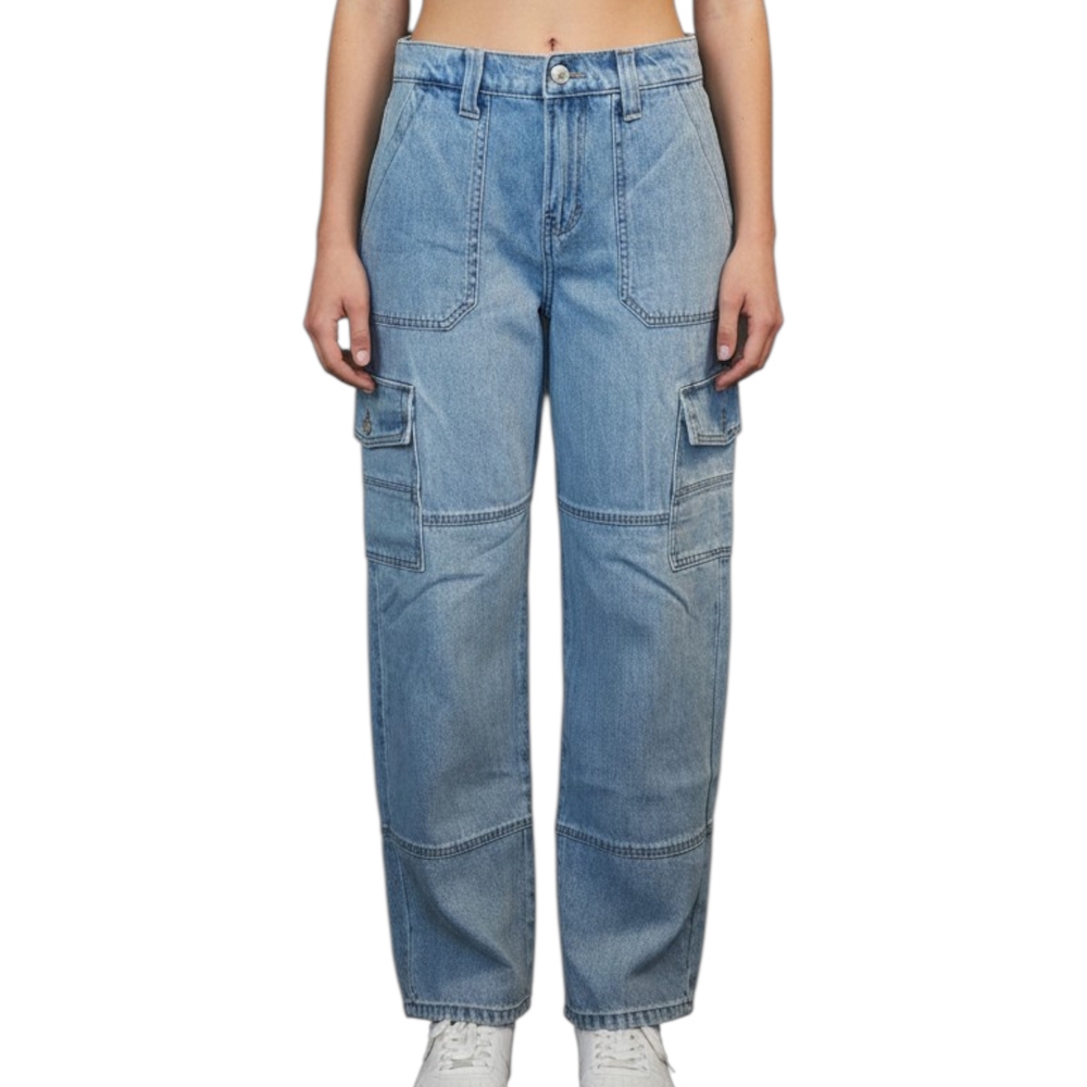 Cello Light Blue Straight Leg Jeans